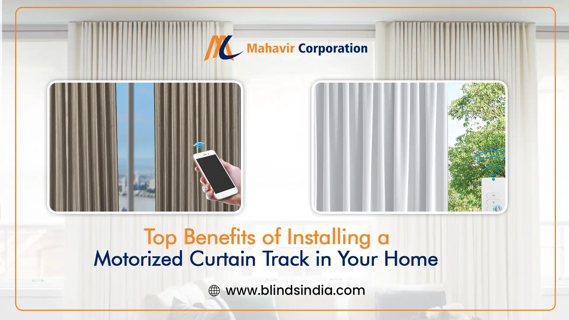 motorized curtain track