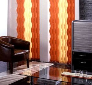 Wavy Vertical Blinds